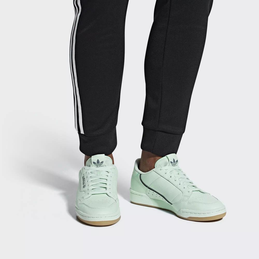 Adidas Continental 80 Tenis Verdes Para Hombre (MX-71034)